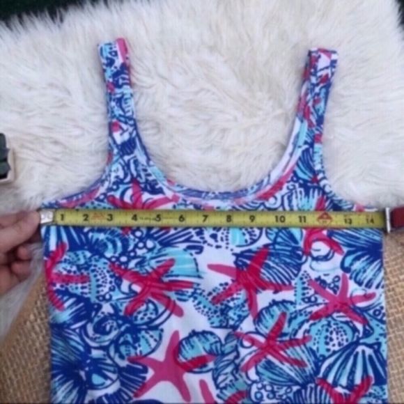 Lilly Pulitzer Tabby Tank She Sells Shells - Picture 5 of 10